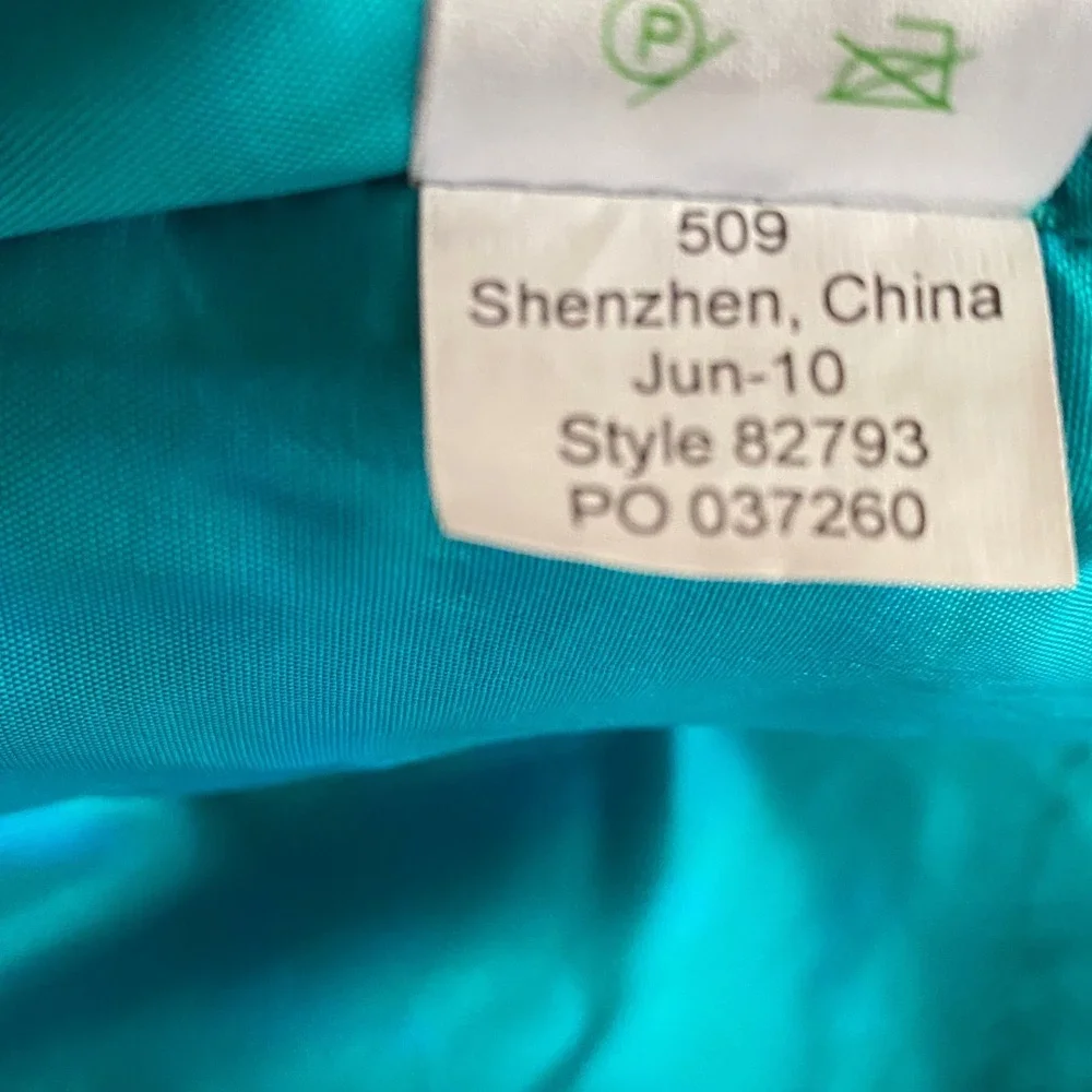 Lilly Pulitzer Payton Brewster Blue Big Bang Metallic Rhinestone Shift Dress 14 - Picture 11 of 12